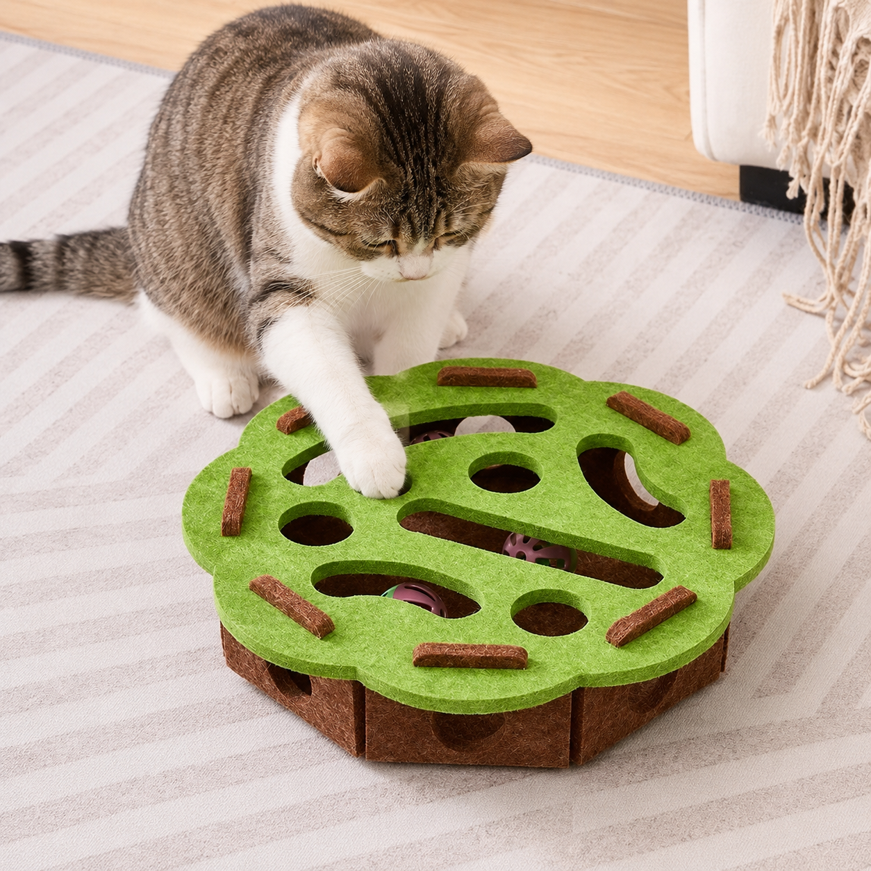 Rovanna Puzzle Box — Interactive Felt Hunt & Play Toy