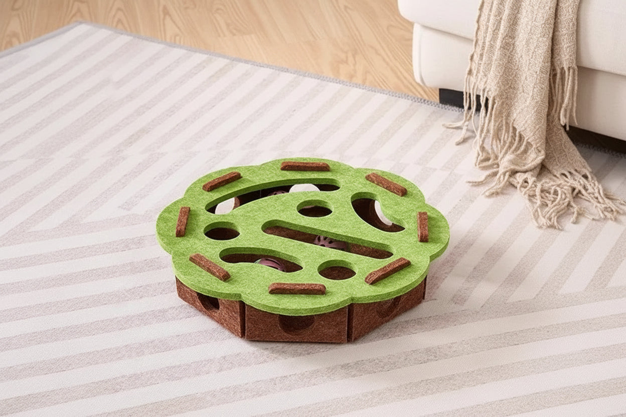 Rovanna Puzzle Box — Interactive Felt Hunt & Play Toy