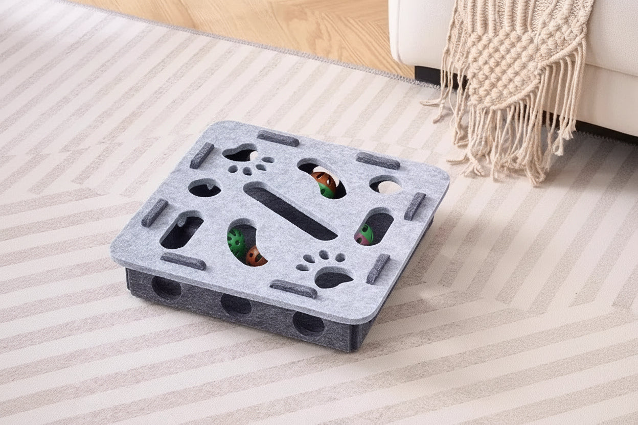 Rovanna Puzzle Box — Interactive Felt Hunt & Play Toy